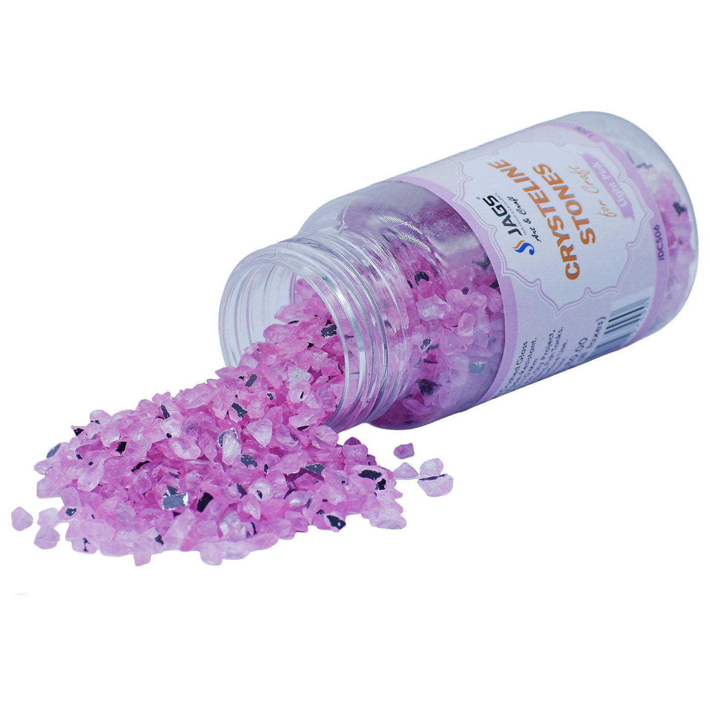 Jags Decorative Crysteline Stones 150 Gram Light Pink JDCS06
