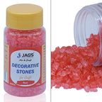Jags Decorative Stones For Craft 150 Gram Red JDSF06
