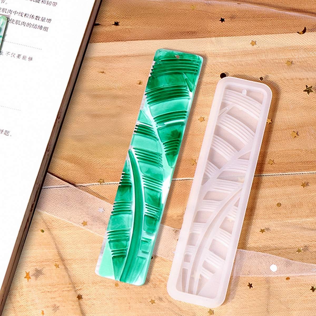 Jags Silicone Mould Book Mark Design 2 JSM75