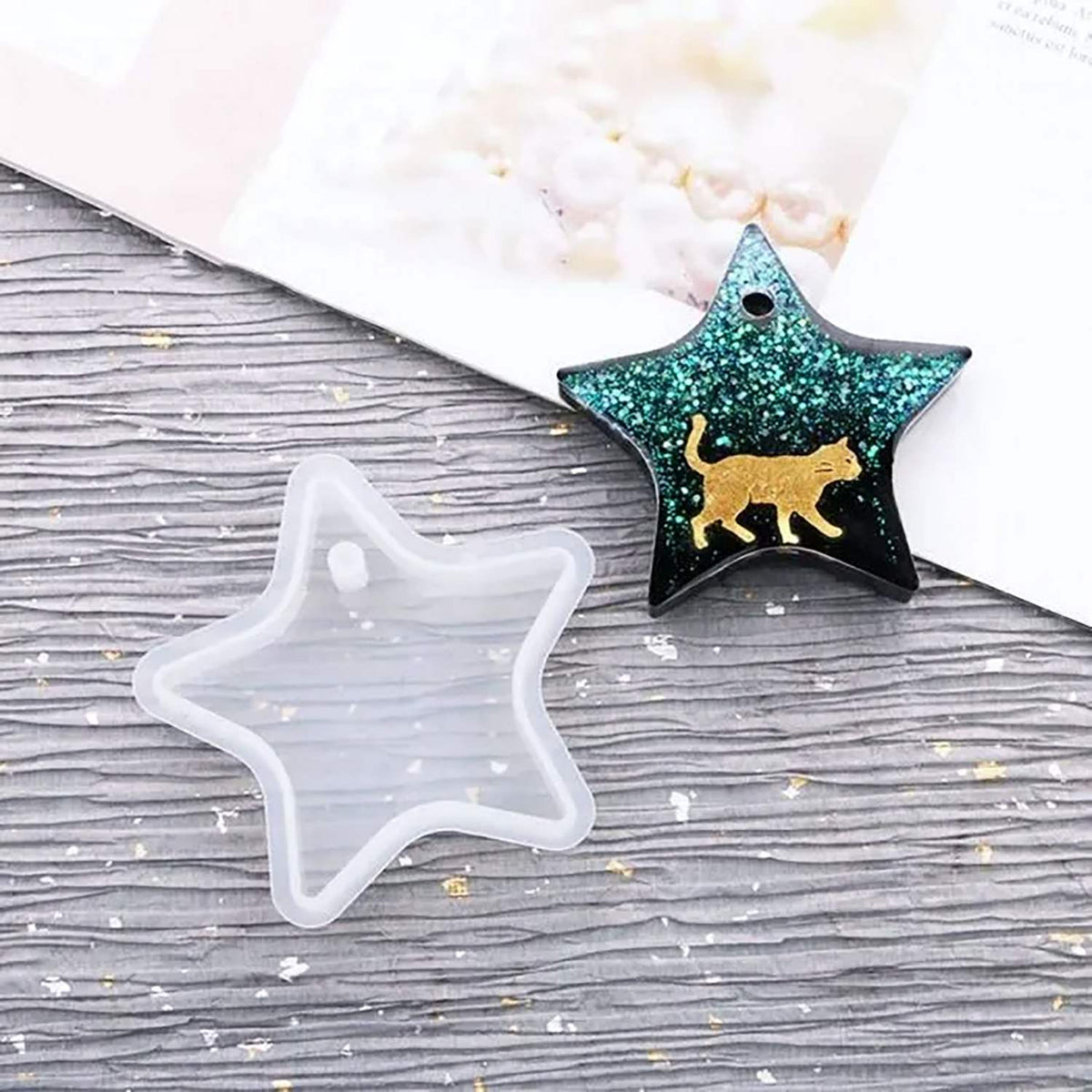 Jags Silicone Mould Star Shape Keychain JSM136