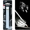 Jags White Charcoal Pencils 3 Piece SBT-3B