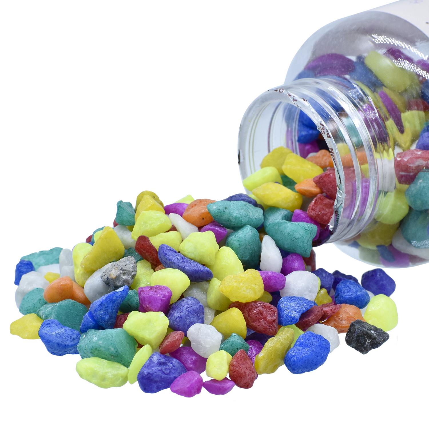 Jags Pebble Stones Small 500Gms Multi Colour JRS500-MC