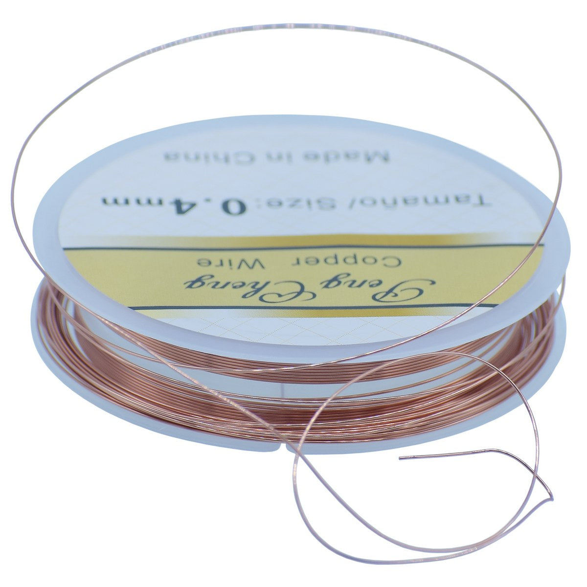 Beading Wire No 0.4MM 9MTR Copper Roll BW8MC-4M