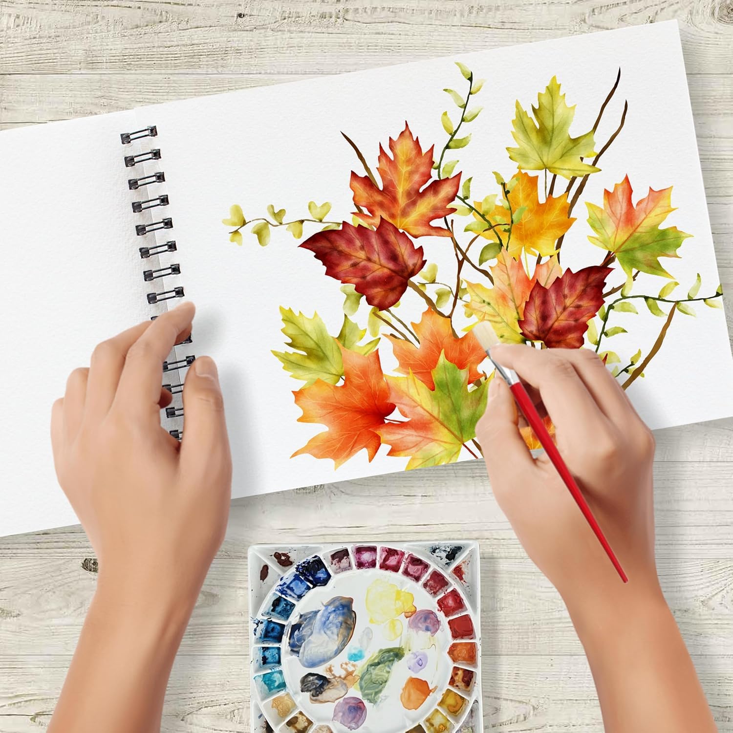 Water Colour Wireo Book 20shts 200gsm A3