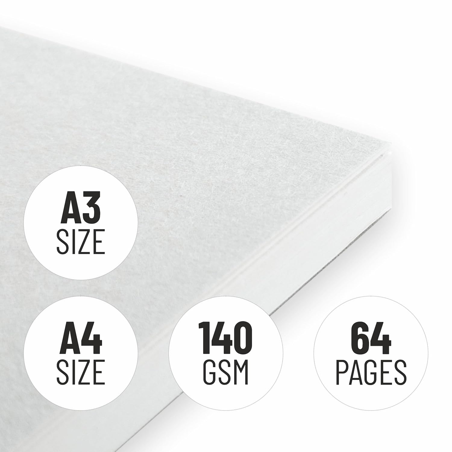 Pro Sketcher Drawing Book 140gsm A3