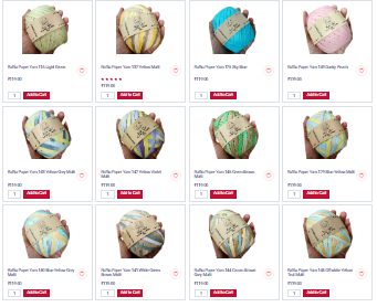 knit wit raffia yarn 50gm