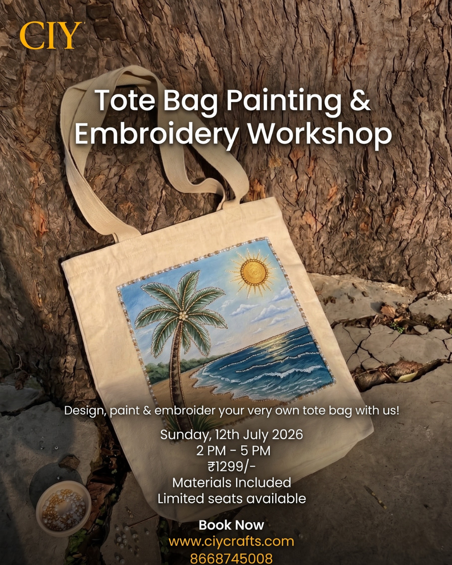 Tote Bag Painting & Embroidery Workshop