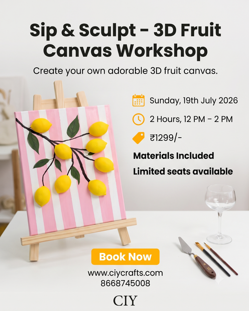 3D Fruit Canvas Workshop